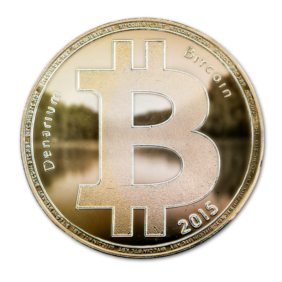 bitcoin coin, gold plated, coin wallet, Denarium, Custom BTC