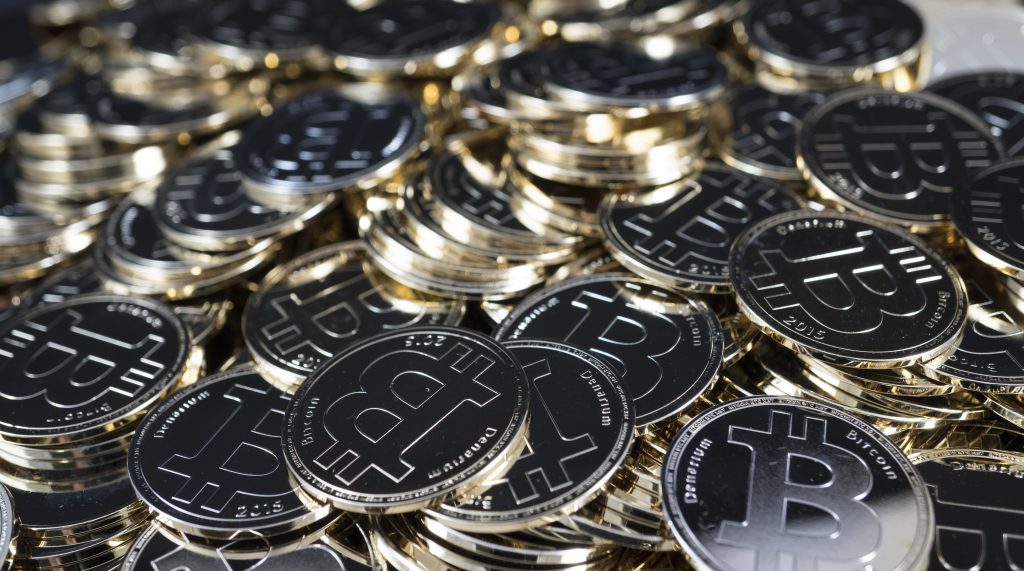 bitcoin wallet, bitcoin coin, physical bitcoin, gold plated , coin
